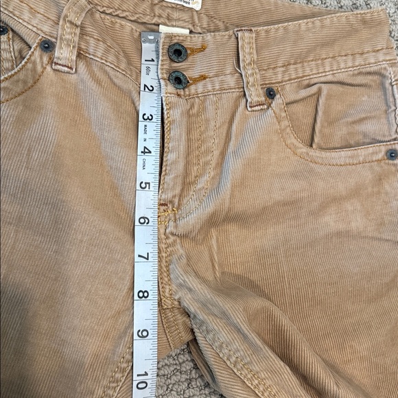 Vintage Polo Ralph Lauren 1967 Corduroy Pants Low Rise Size 4 Tan - Picture 5 of 6